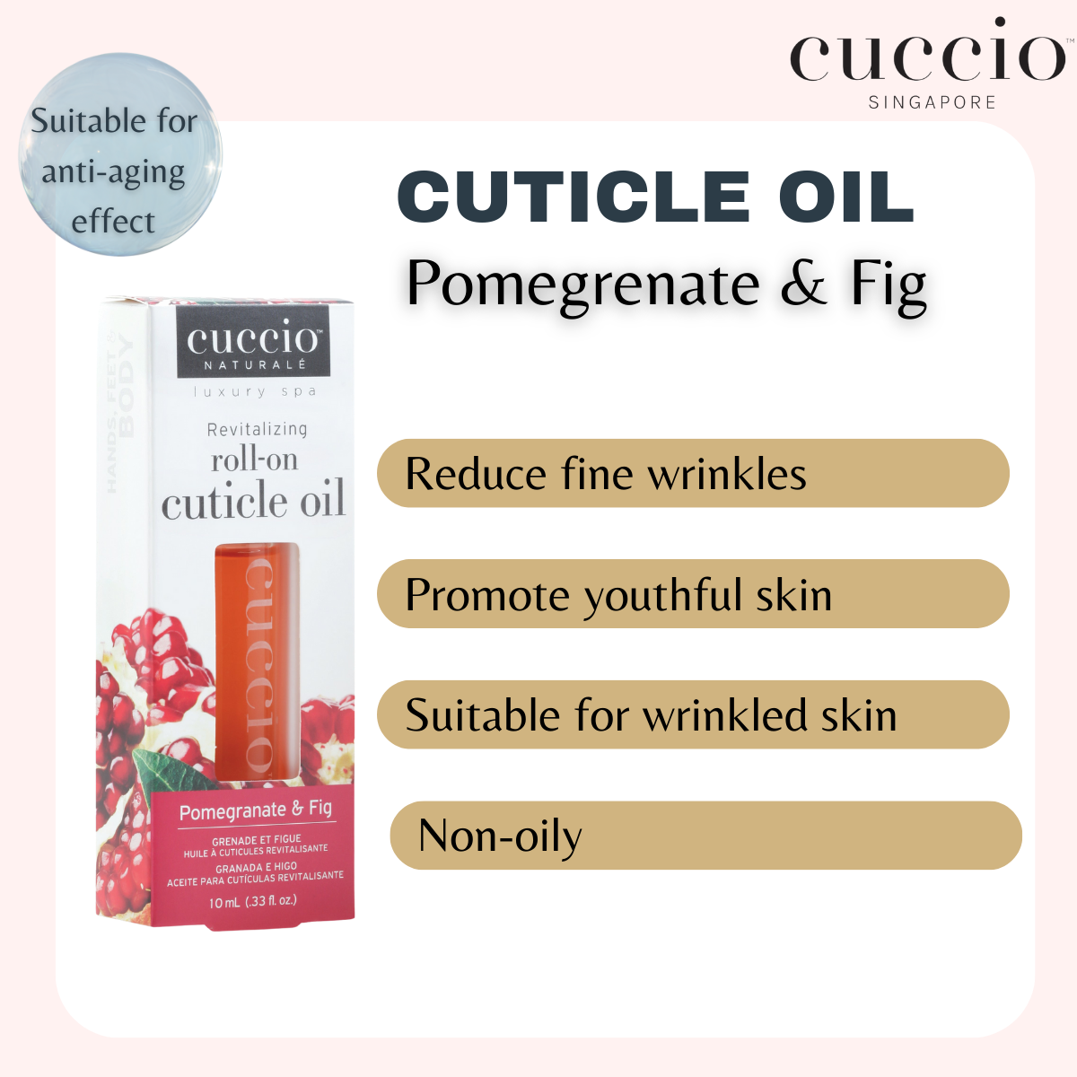 Cuccio Naturale Roll On Cuticle Oil Bundle 10ml (3+1)