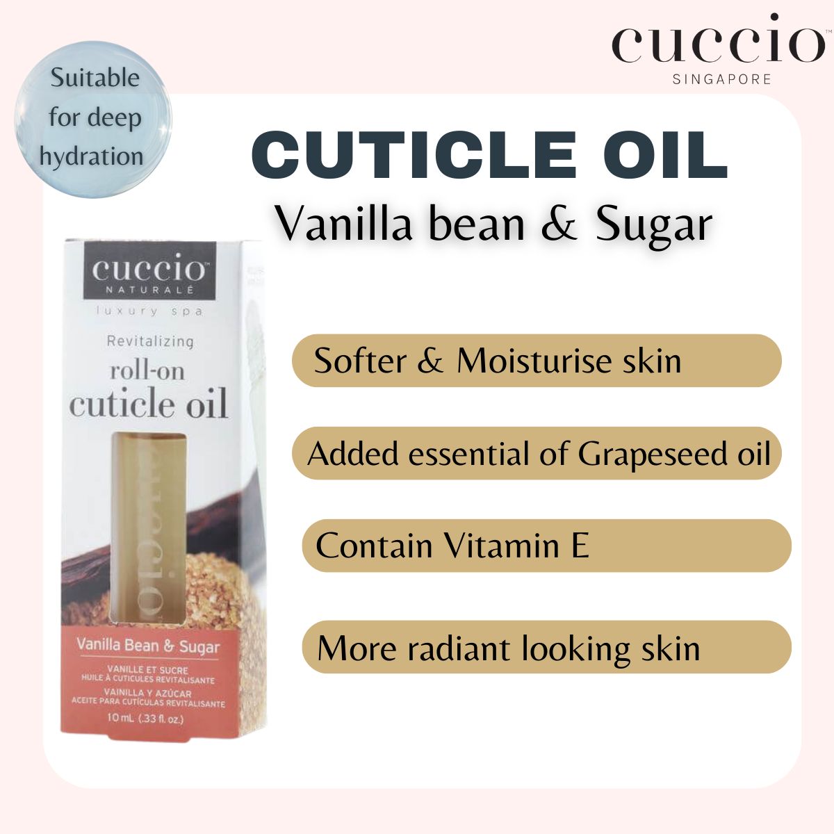 Cuccio Naturale Roll On Cuticle Oil Bundle 10ml (3+1)