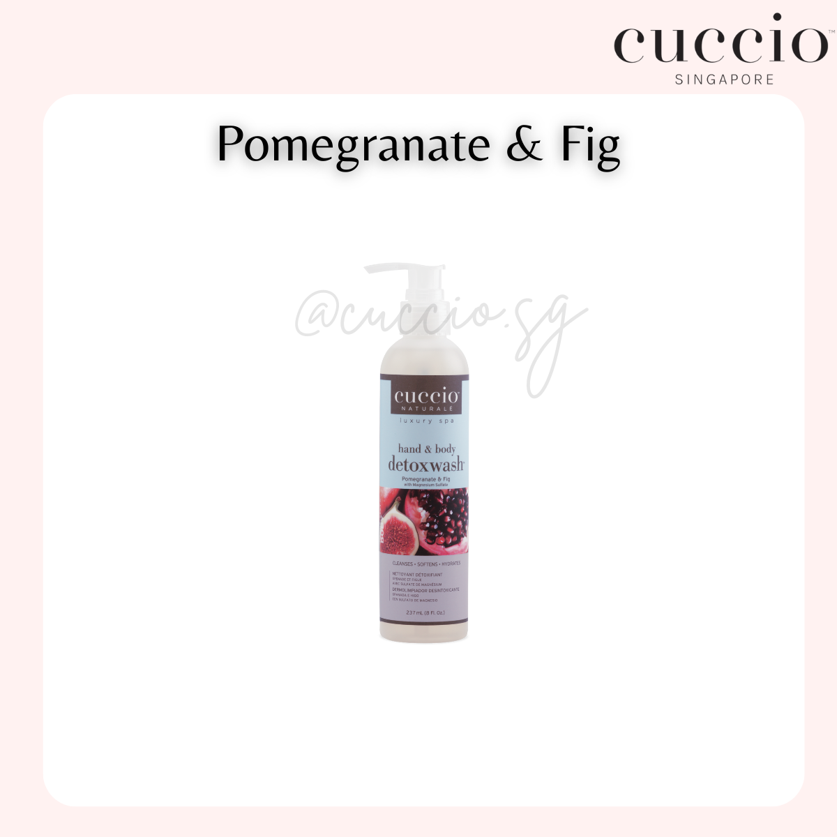 Cuccio Naturale Hand & Body Detox Wash 237ml