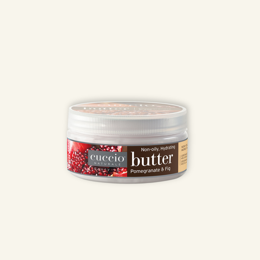 CUCCIO Butter Blend Pomegranate & F body butter jar front product imageg