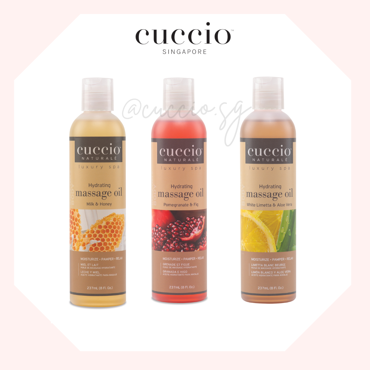 Cuccio Naturale Massage Oil 237ml