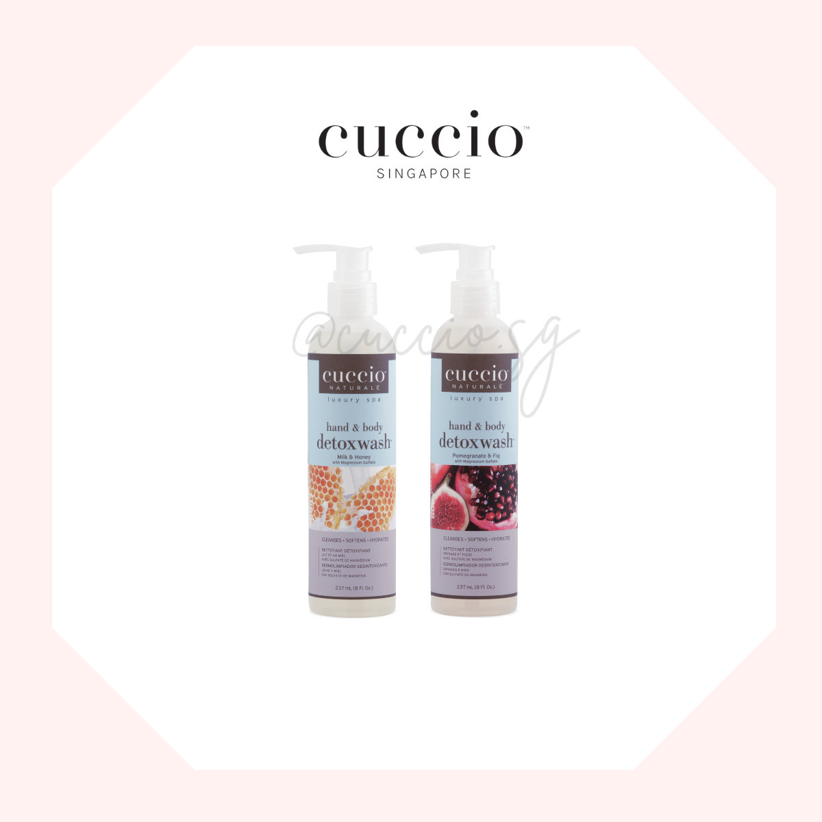 Cuccio Naturale Hand & Body Detox Wash 237ml