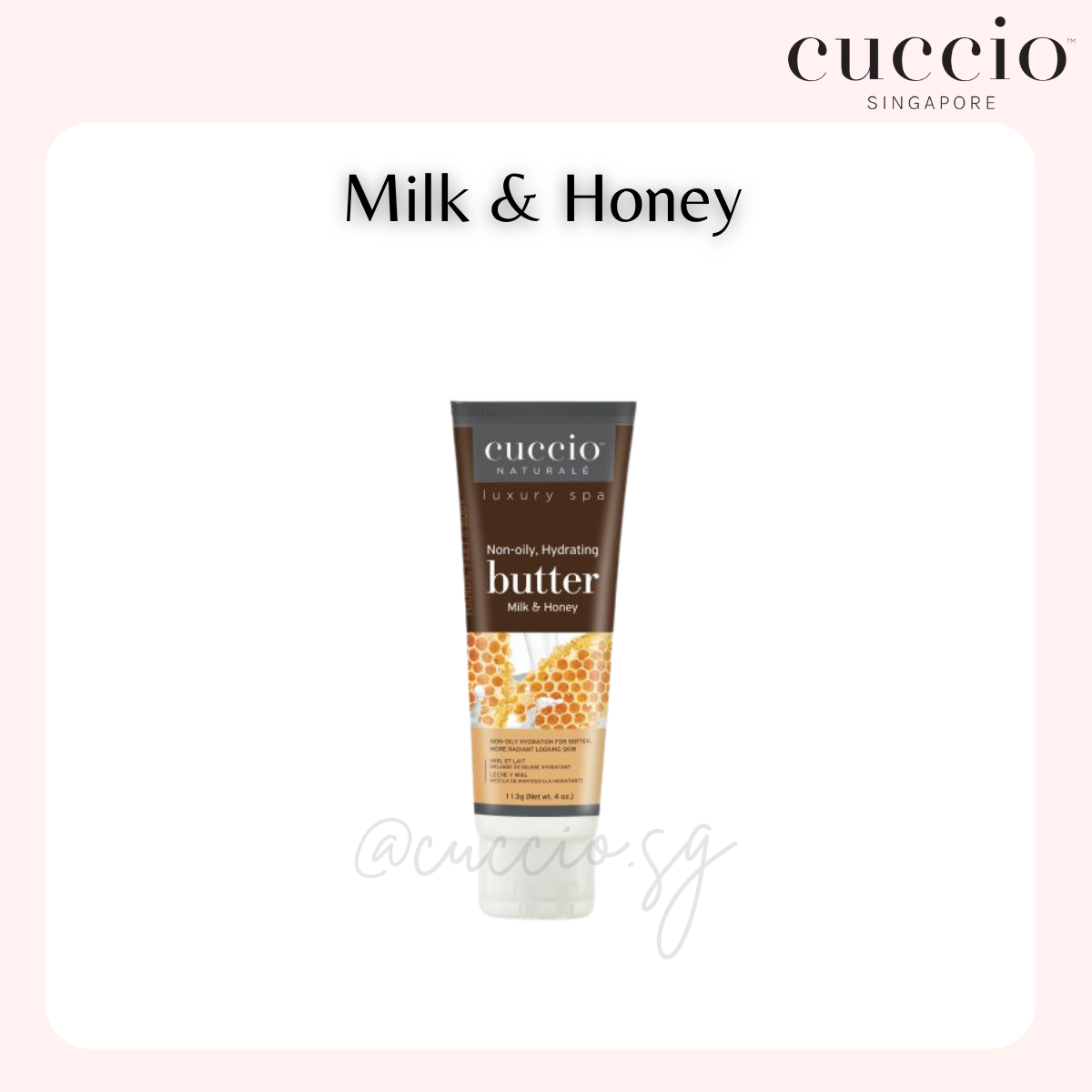 Cuccio Naturale Butter Tube 4oz