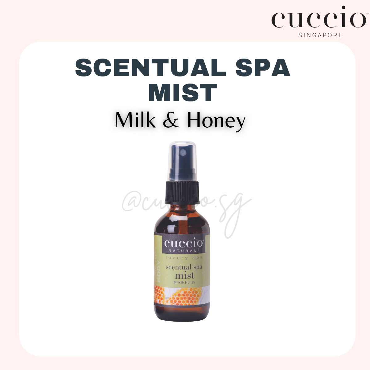 Cuccio Naturale Scentual Spa Mist 60ml