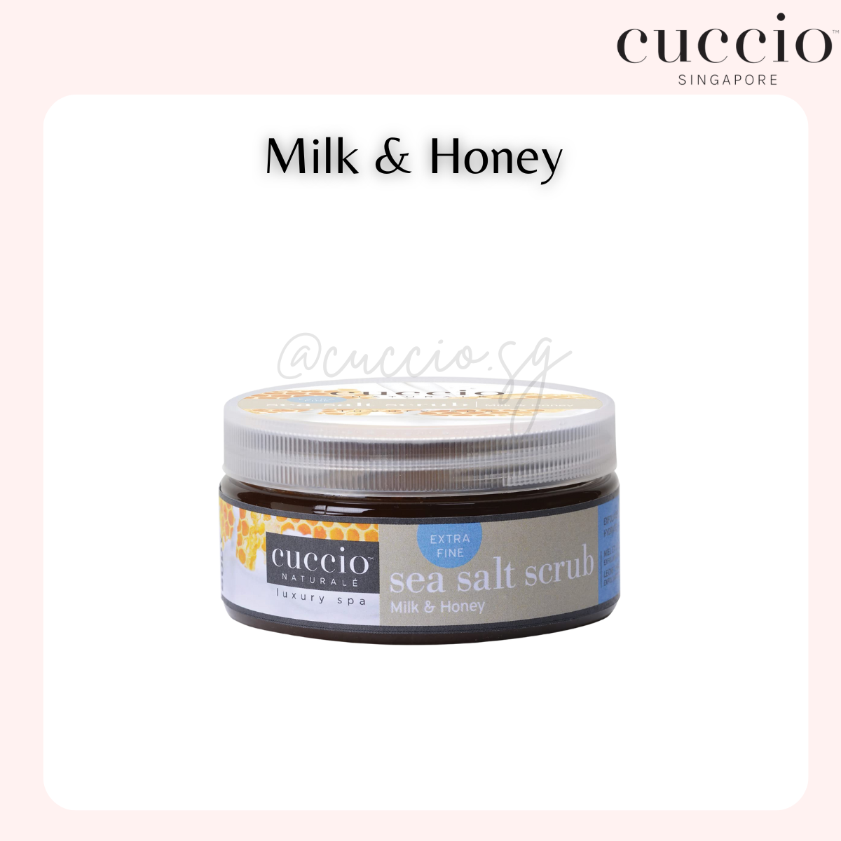 Cuccio Naturale Sea Salt Scrub 8oz