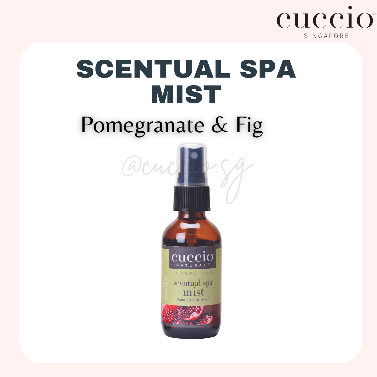 Cuccio Naturale Scentual Spa Mist 60ml