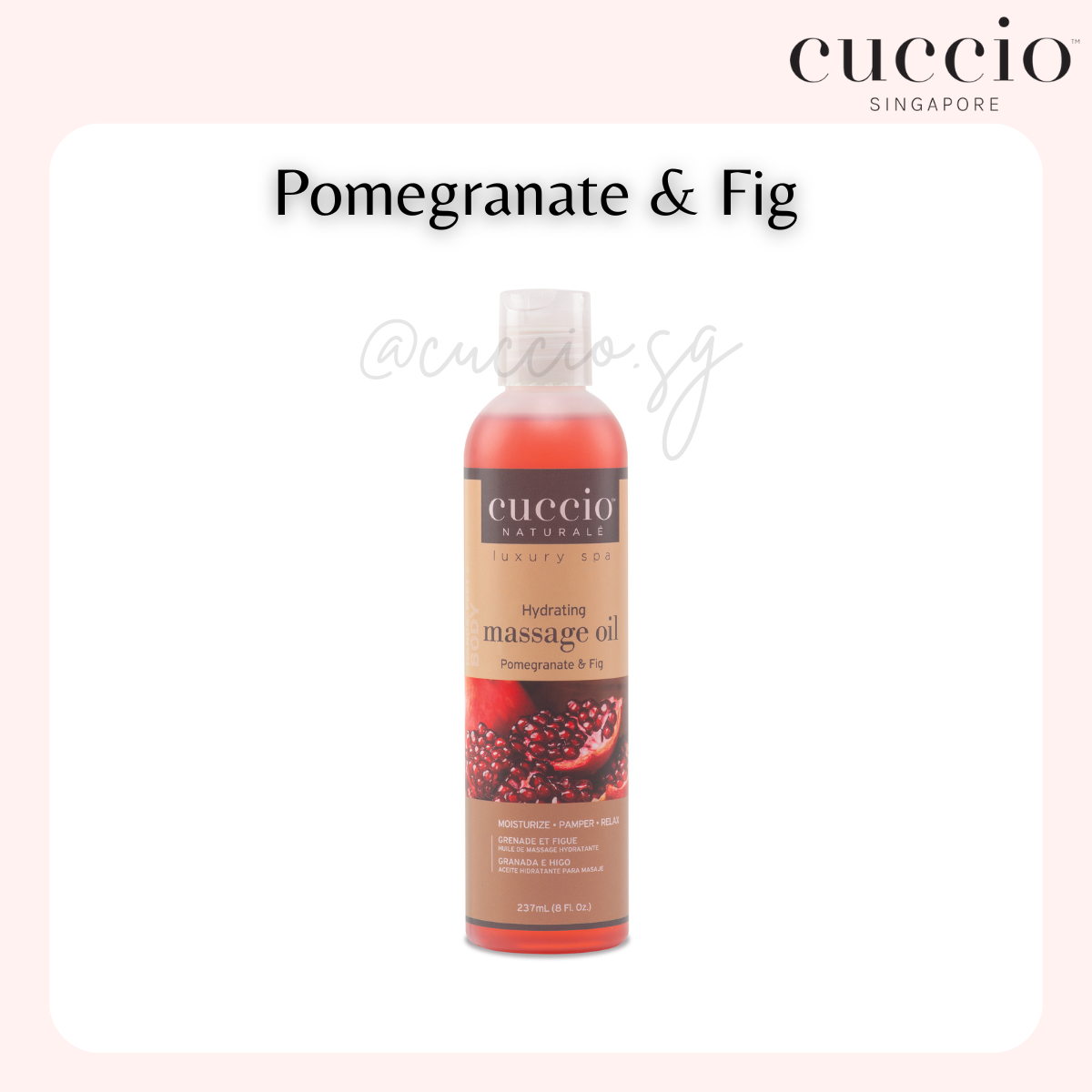 Cuccio Naturale Massage Oil 237ml