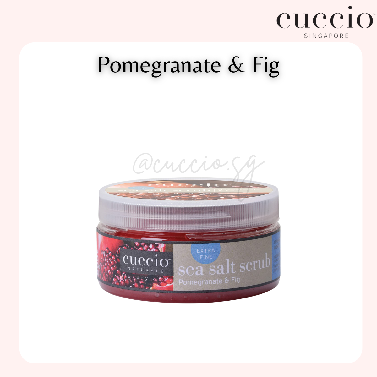 Cuccio Naturale Sea Salt Scrub 8oz