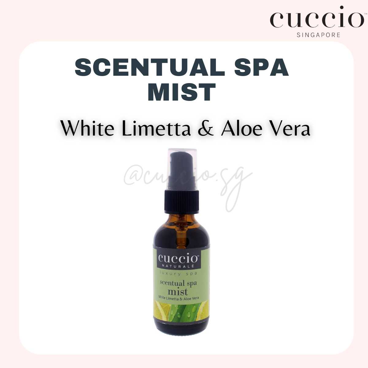Cuccio Naturale Scentual Spa Mist 60ml