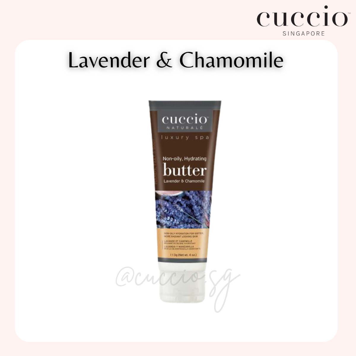 Cuccio Naturale Butter Tube 4oz