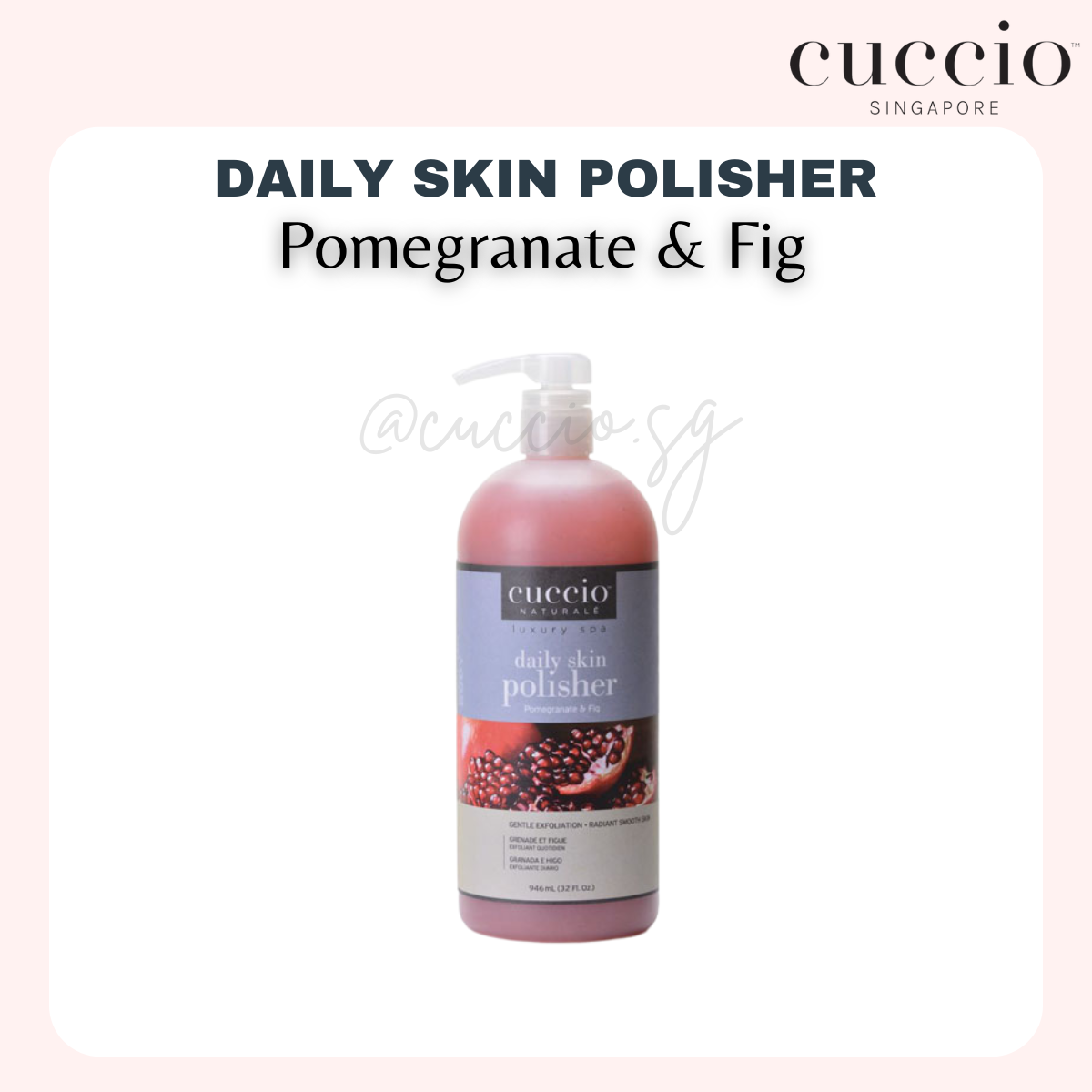 Cuccio Naturale Daily Skin Polisher 946ml
