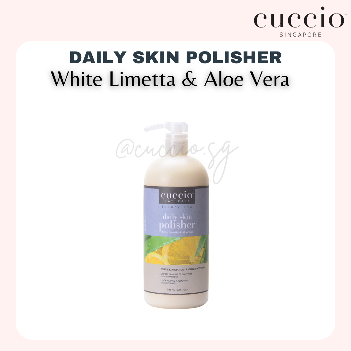 Cuccio Naturale Daily Skin Polisher 946ml
