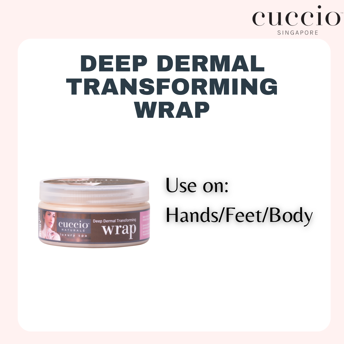 Cuccio Naturale Deep Dermal Transforming Wrap