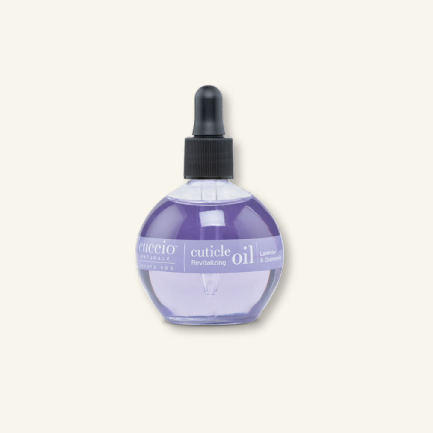 CUCCIO Cuticle Oil Lavender and Chamomile 68ml nail and cuticle oil front product image