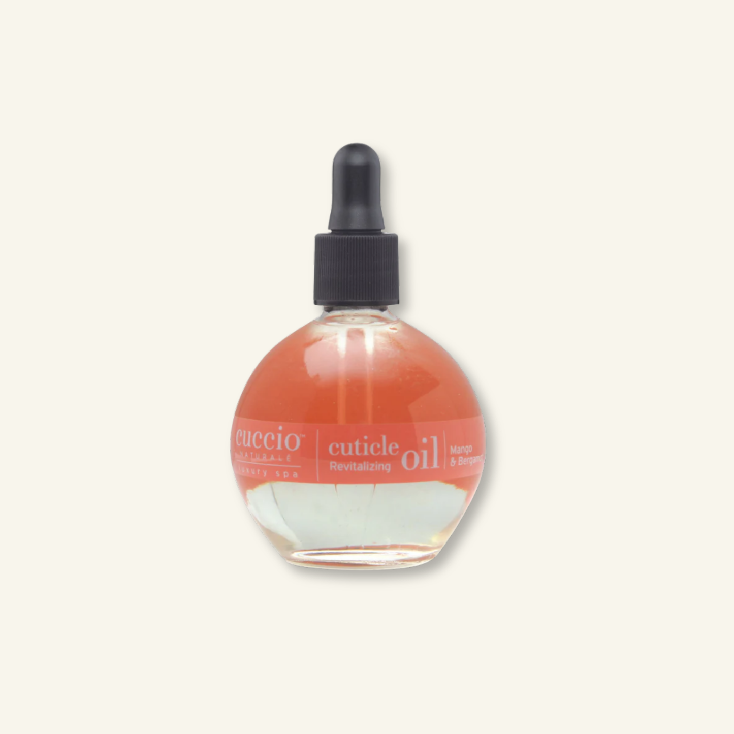 CUCCIO Cuticle Oil Mango and Bergamot 68ml nail and cuticle oil front product image