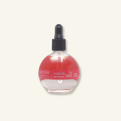CUCCIO Cuticle Oil Vanilla Berry 68ml nail and cuticle oil front product image