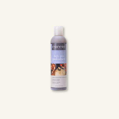 CUCCIO Daily Skin Polisher Vanilla Bean and Sugar 8oz micro exfoliant body scrub front product image