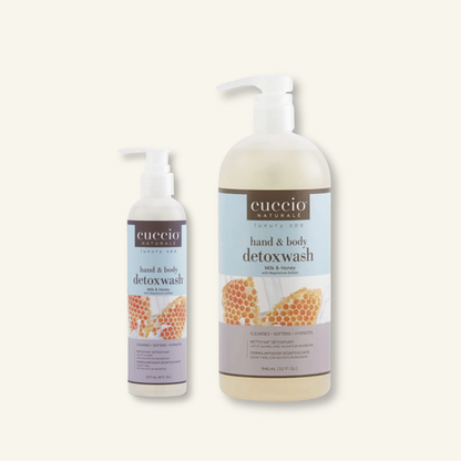 CUCCIO Hand & Body Detox Wash Milk & honey
